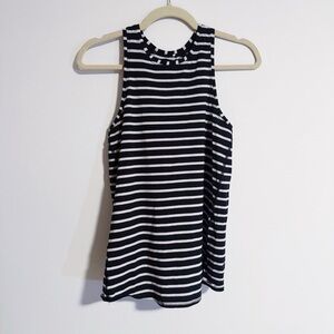 Lululemon - Black and Light Gray All Tied Up Tank Top